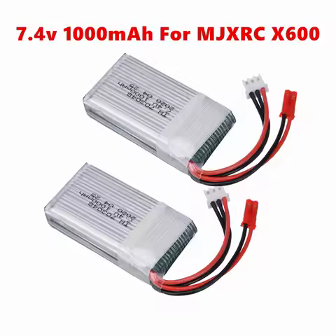 7.4V 1000mah 703048 Lipo Battery For MJXRC X600 Remote Control RC Drone Spare Parts 1000 mah 7.4 V 2