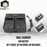 OEM Dual Charger F750 ชาร์จ 2ก้อนพร้อมกัน For Battery NP-F550 F750 F750 F770 F950 F960 F970 FM30 FM5