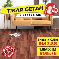 6 FEET Rat QUALITY Made 1.83M / 6 Width FEET / 0.40MM Thick / PVC Light Resistant FLOORING