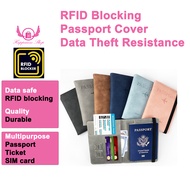 High Quality RFID Protection Passport Holder Cover Passport Cover RFID Block Data Pasport holder Pas