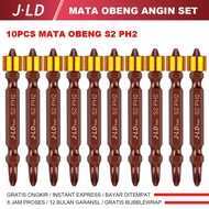 MATA D 10Pcs Air Screwdriver Bits Set 65Mm Ph2 Double Ended Screwdriver Bits Set 1/ 4 Inch Hex Shank