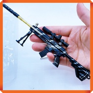 Mô hình lắp ráp kim loại đồ chơi PUBG M416 Rằn Ri Đen giá rẻ dài 20cm có thể tháo rời [Tặng kèm giá 