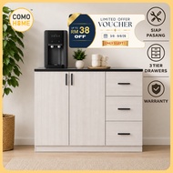 [SIAP PASANG] Como Home 4ft Kitchen Cabinet (KC1201) | Pantry Cabinet | Dry Kitchen | Ready Stock