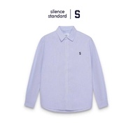 SilenceStandard Premium Oxford Shirt full Color Embroidered S Logo [SO02]