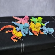 Chameleon and Iguana Articulated 3D Toys