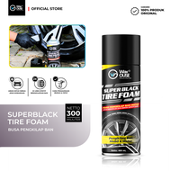 Semir Ban Mobil dan Motor by WAXOUSE Superblack Tire Foam Pengkilap Ban Mobil Motor Instan