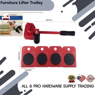 Furniture Lifter Trolley Transport Lifter Furniture Mover 4 pcs Mover Roller Heavy Furniture