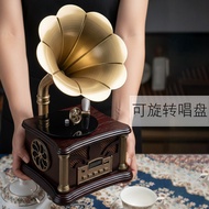 Retro Mini Gramophone Big Speaker Bluetooth Small Speaker Antique Speaker Multifunctional Ornaments 