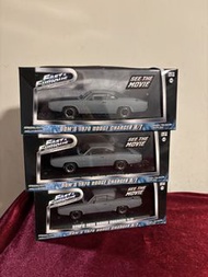 絕版 - Fast and Furious 狂野時速 - Vin Diesel - Dodge Charger - 1970 - 1/43 - Greenlight Hollywood (非Ebbro