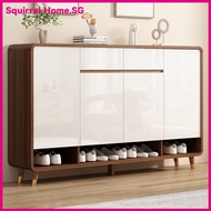 Shoe Cabinet New Walnut Color 140cm With Drawer Shoe Cabinet Home Corridor Solid Wood Storage Shoe B