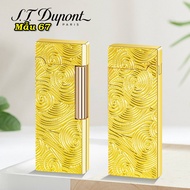 HỘP QUẸT BẬT LỬA GA ĐÁ DUPONT SLIM THIẾT KẾ KIM LOẠI DẬP NỔI