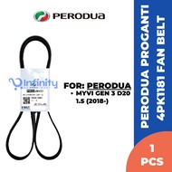 PERODUA Proganti Fan Belt 4PK1181 For Perodua Myvi D20N Gen3 1.5 (2018-)