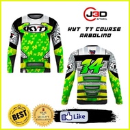 ♞,♘,♙KYT TT Course Arbolino Full Sublimation Shirt Long Sleeves Thai look for Riders 3D printed lon