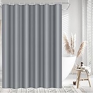 180 x 220 cm Polyester Textile Shower Curtain Anti-Mould for Bathroom Curtain for Bath Shower Made o