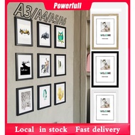 A3/A4/A5/A6 Magnetic Frame Display Frame Wall Stick Photo Certificate Protective Cover Nail-FREE Bin