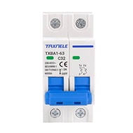 2P DC 1000V Solar Mini Circuit Breaker Battery Switch 6A 10A 16A 20A 25A 32A 40A 50A 63A DC AC MCB f