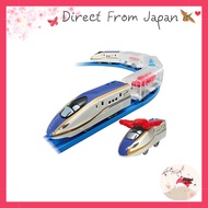 Takara Tomy Plarail Seafood Delivery Train E7 Series Shinkansen Kagayaki Toy Train for Ages 3 and Up