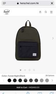 herschel classic背囊🔥