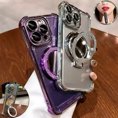 Makeup Mirror Holder Case For OPPO A98 A1 A78 4G A3X A1K A57 A77 A55 5G A72 A73 A18 A38 A79 A2 A17 A