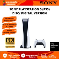 SONY PS5 PlayStation 5 825 GB Disc Edition/Digital Edition Sony Malaysia/Asia Supplier Warranty