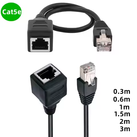 RJ45 male to female network cable extension connector Pure copper core network connector Broadband n