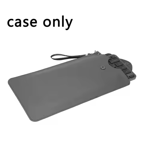 Geekria Vegan Leather Keyboard Sleeve Replacement for Logitech MX Keys Mini Keyboard, Protective Tra