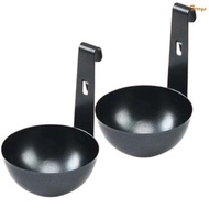 TER 2Pcs Functional Eggs Poacher Cups Hangable Eggs Boiler for Home and Outdoor Use