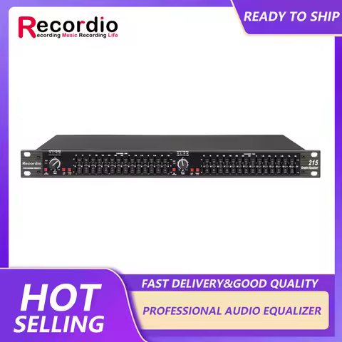 GAX-215 Professional audio equalizer Dual 15 Band Graphic Equalizer Power equalizer dj equipment pro