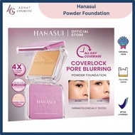 Hanasui Next Level Coverlock Powder Foundation - Porefect Blur, Flawless Looking & 4X Oil Control Ba