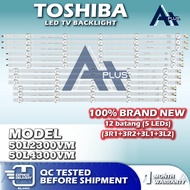 50L2300VM / 50L4300VM TOSHIBA 50" LED TV Backlight 50 INCH Lampu TV 50L2300 50L4300