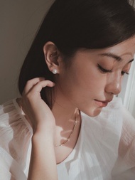 MAISON M So法珍珠耳環-白色L