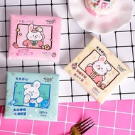 Cute Cat cartoon Pocket Tissue 160 Sheets 4 Ply Handkerchief Tissue Travel