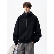 Mesh Original Quality 96038 Black 33 Yuan M to 3XL (Weight 420g, Half Zipper Sweatshirt)