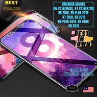 Samsung Galaxy A5A7 2016A6A6+A7A8A8+A9 2018A8 Star Anti Blue Ray Clear Full Covered Tempered Glass S