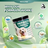 【OFFICIAL】Max & Paw Pet Supplement Dog Supplement Probiotic - All Natural Probiotic Powder + Organic
