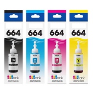 EPSON 664 PREMIUM OEM INK Refill Ink T664 Compatible For EPSON L120/L210/L360/L1300 (C,M,Y,BK+BK)