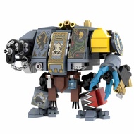 High Brick MOC Warhammer 40K Space Wolf Fearless Mecha Bjorn Assembly Toy Building Blocks Plastic Mo