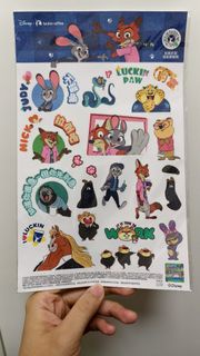 迪士尼 Zootopia 優獸大都會  貼紙