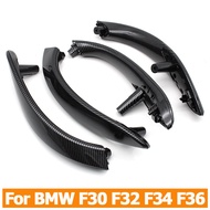 Carbon Fiber Interior Door Pull Handle with Handle Outer Cover Trim For BMW 3 4 Series M3 M4 F30 F34