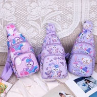 Stella Lou Girls Trendy Multi-Pocket Canvas Crossbody Bag | Fashionable Stella Lou Girls Chest Bag