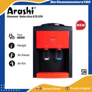 ARASHI Top Gallon Water Dispenser ATD 07N Normal Hot Redblack - OFFICIAL WARRANTY