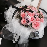 70cm 1.5m Snow Gauze Black Gauze Big Bouquet Bouquet Flowers Crystal White Gauze Gauze Wedding Pearl