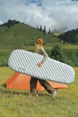 Light Tour pad,Double-sided Ultralight Camping Sleeping pad,Warm 7 R-Value 4 Season, Camping Air Mat