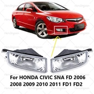 For CIVIC Fog Lamp Front Driving Light Fog Light  Front Bumper light For HONDA CIVIC SNA FD 2006 200