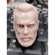 [Ready Stock] Miniature 1/6 Scale Terminator Dark Fate Arnold Schwarzenegger Unpainted Head Sculpt f