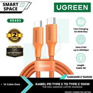 UGREEN Data Charger Cable For iphone 15 16 17 PD Type C to Type C Fast Charging 3A 60w Max - 50123 3