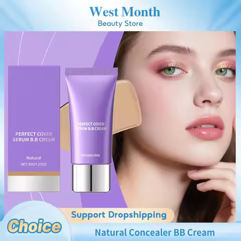 Natural Concealer Bb Cream Moisturizing Brightening Even Skin Tone Color Correcting Waterproof Full 
