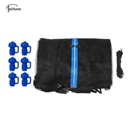 tachiuwa Trampoline Safety Enclosure Net Fence Weather Resistant Protective Net 14ft 6 Poles 4.27m