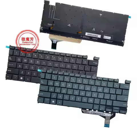 US Laptop Keyboard for ASUS Zenbook 14 UX3402Z UX3402V UM3402 S13 X13 UM5302T UM5302LA UM5302TA Q409