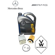 ( 100% ORIGINAL ) MERCEDES M270 M274 W176 A180 A200 A250 E200 E250 C180 OIL FILTER WITH ENGINE OIL S